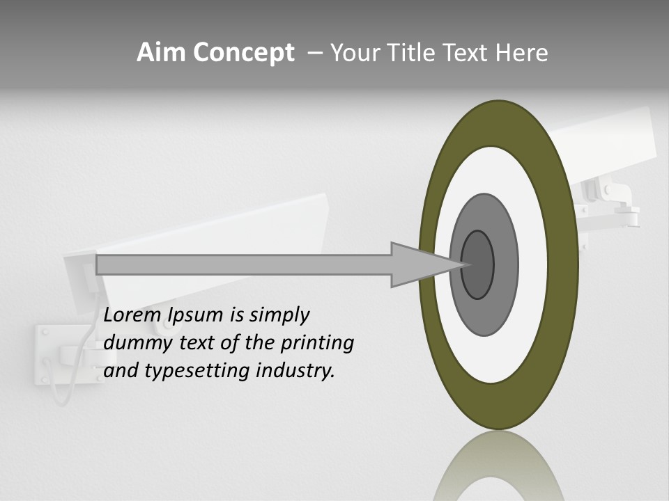 Secure Safety Television PowerPoint Template