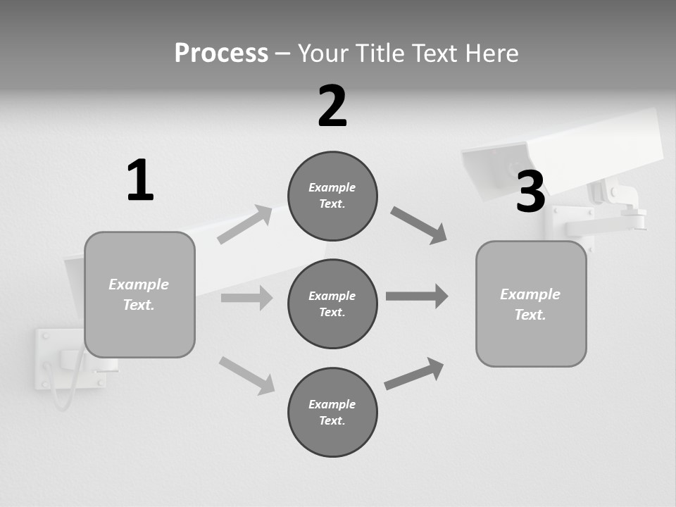 Secure Safety Television PowerPoint Template