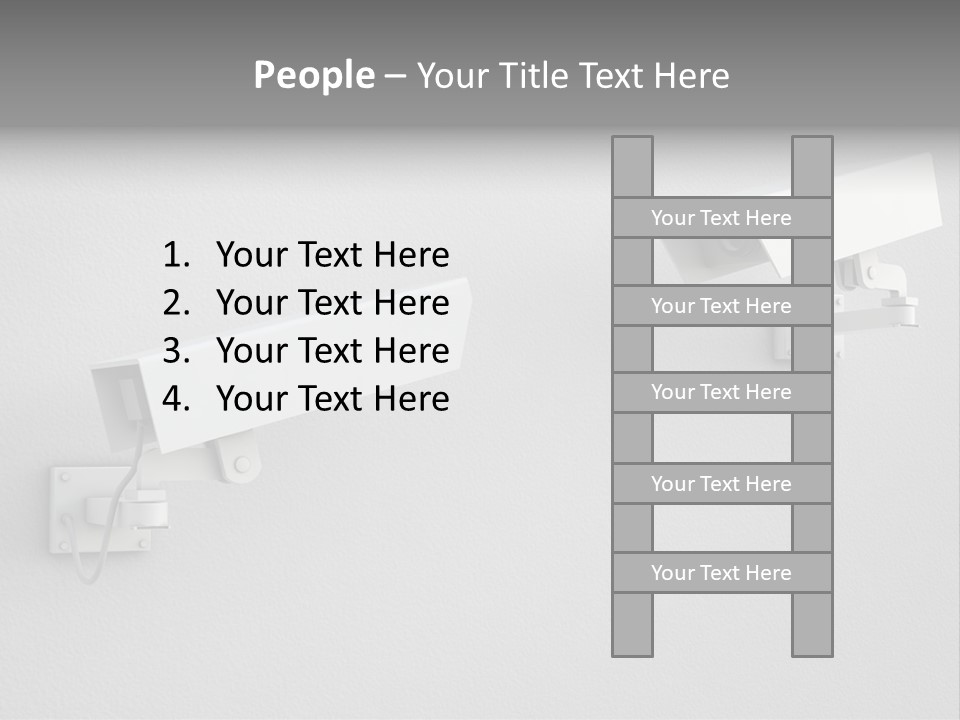 Secure Safety Television PowerPoint Template