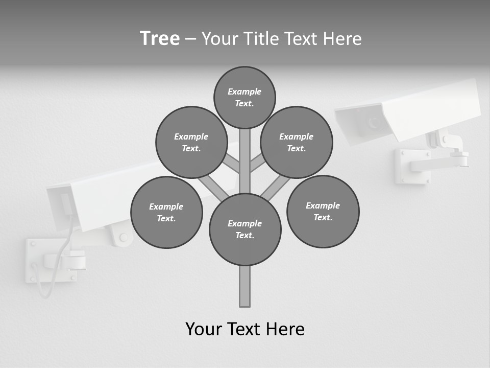 Secure Safety Television PowerPoint Template