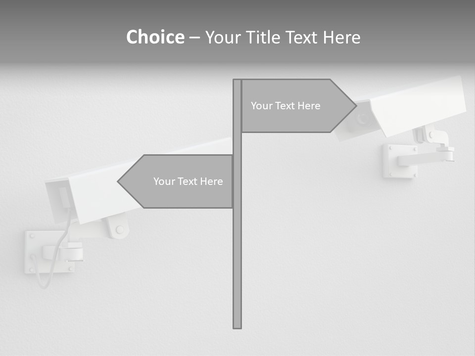 Secure Safety Television PowerPoint Template