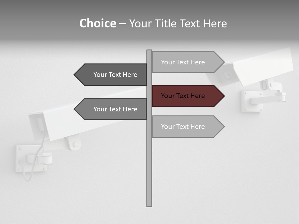 Secure Safety Television PowerPoint Template