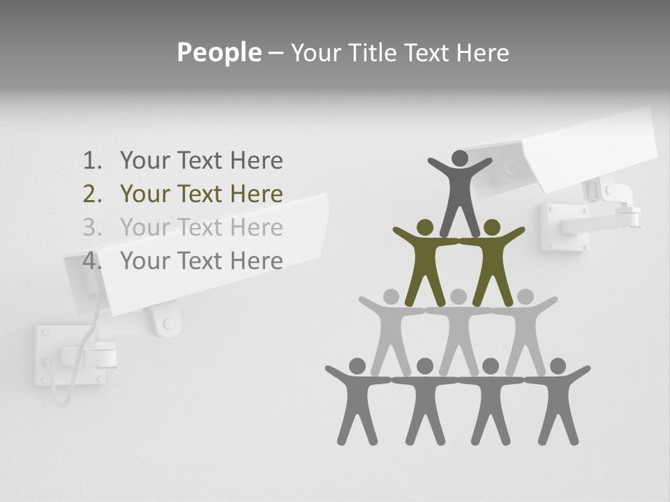 Secure Safety Television PowerPoint Template