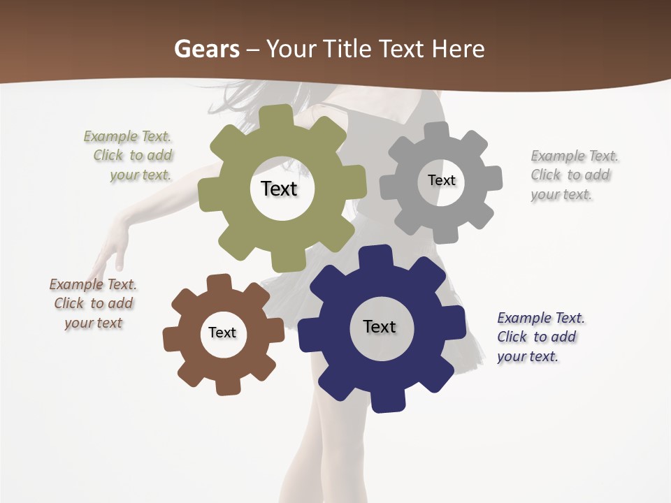 Dancer Jump Behavior PowerPoint Template