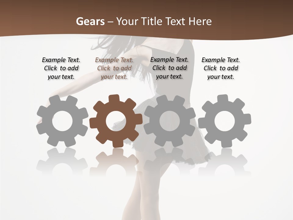 Dancer Jump Behavior PowerPoint Template