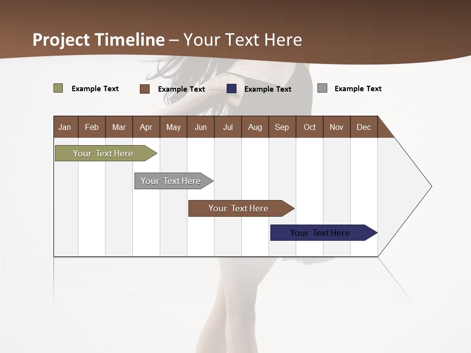 Dancer Jump Behavior PowerPoint Template
