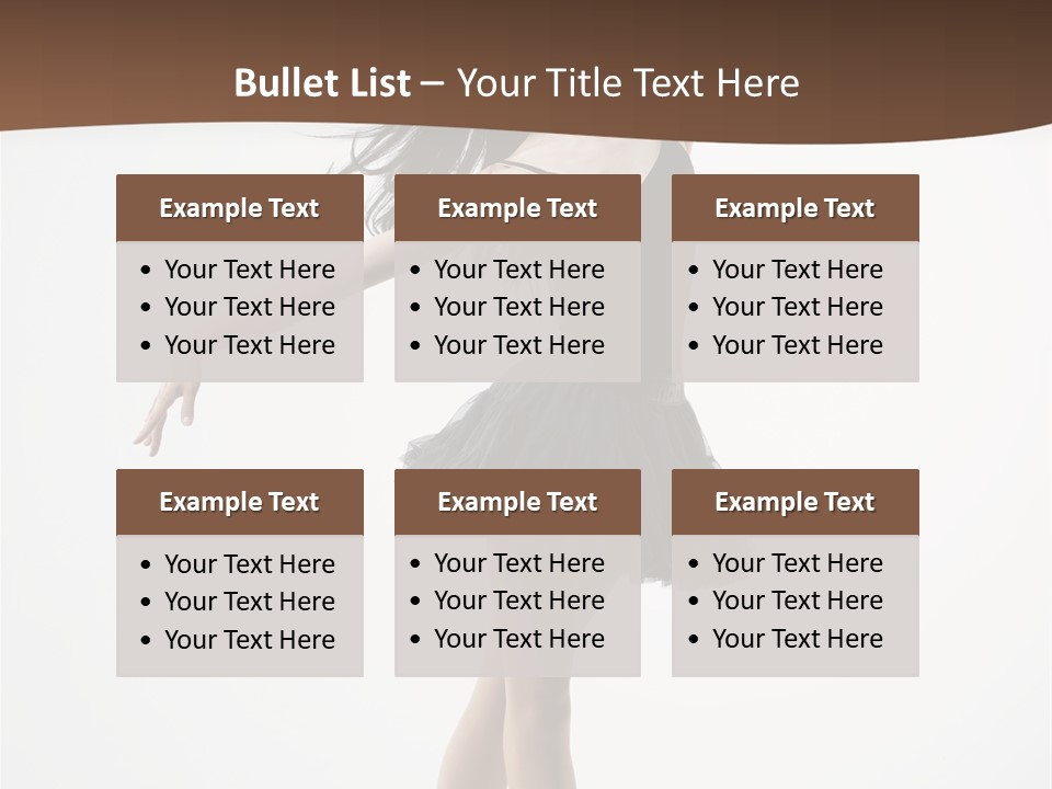 Dancer Jump Behavior PowerPoint Template
