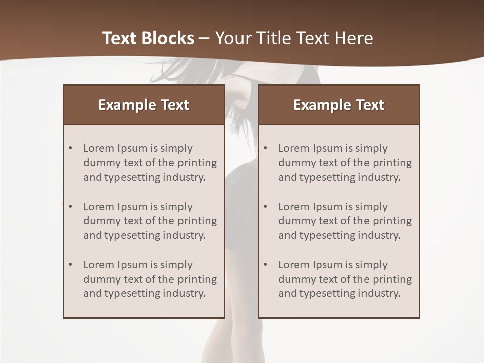Dancer Jump Behavior PowerPoint Template
