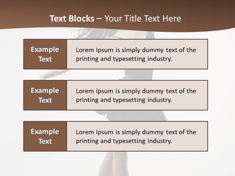 Dancer Jump Behavior PowerPoint Template