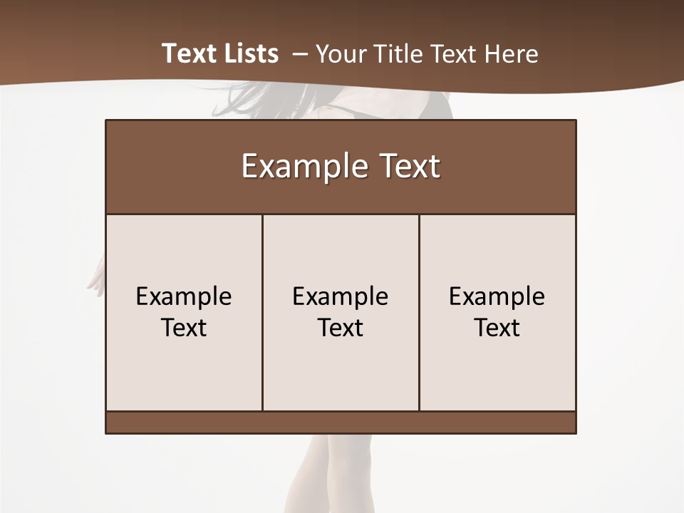 Dancer Jump Behavior PowerPoint Template