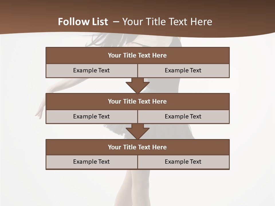 Dancer Jump Behavior PowerPoint Template