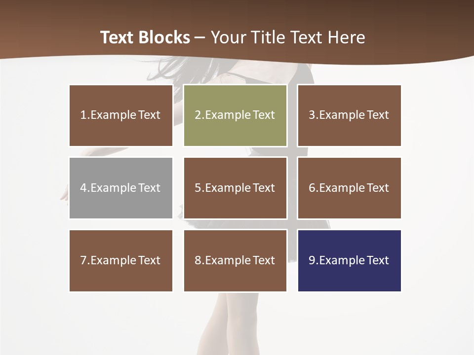 Dancer Jump Behavior PowerPoint Template