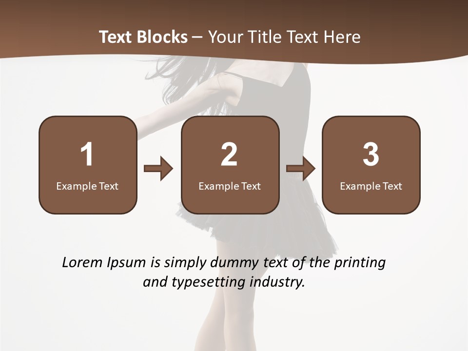 Dancer Jump Behavior PowerPoint Template