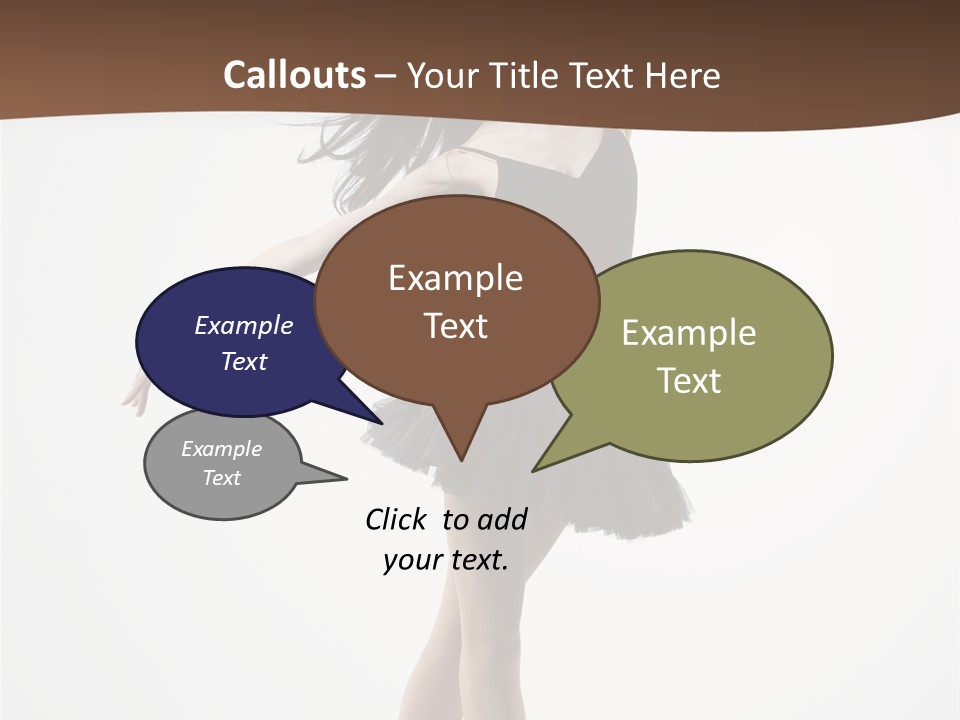 Dancer Jump Behavior PowerPoint Template