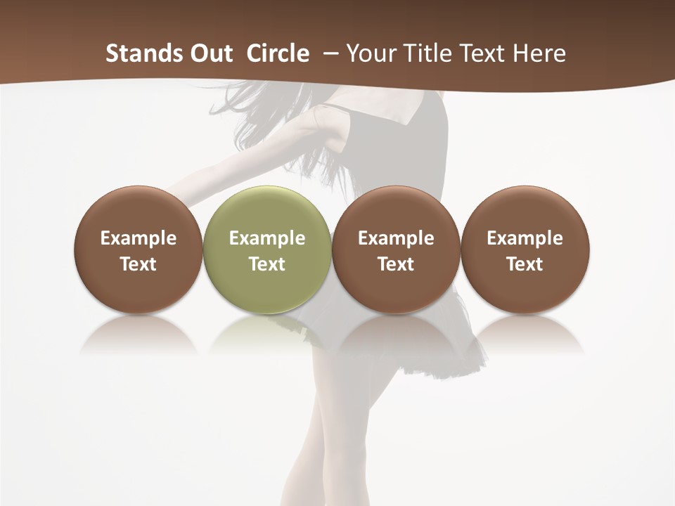 Dancer Jump Behavior PowerPoint Template