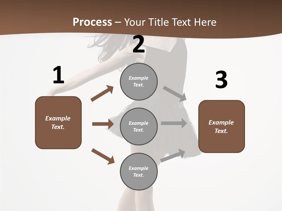 Dancer Jump Behavior PowerPoint Template