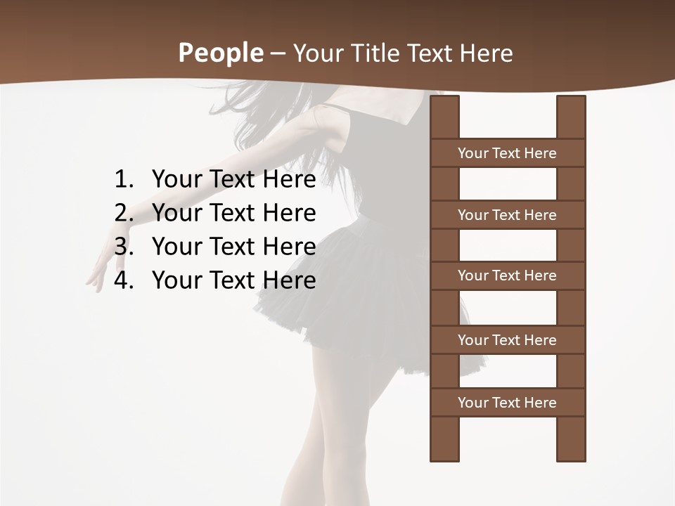 Dancer Jump Behavior PowerPoint Template