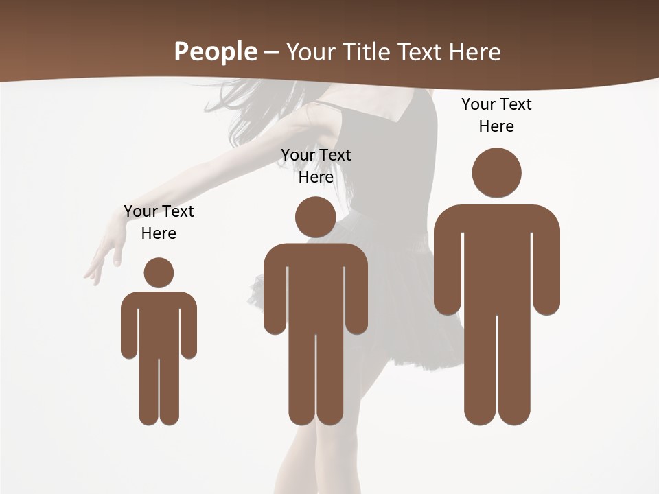 Dancer Jump Behavior PowerPoint Template