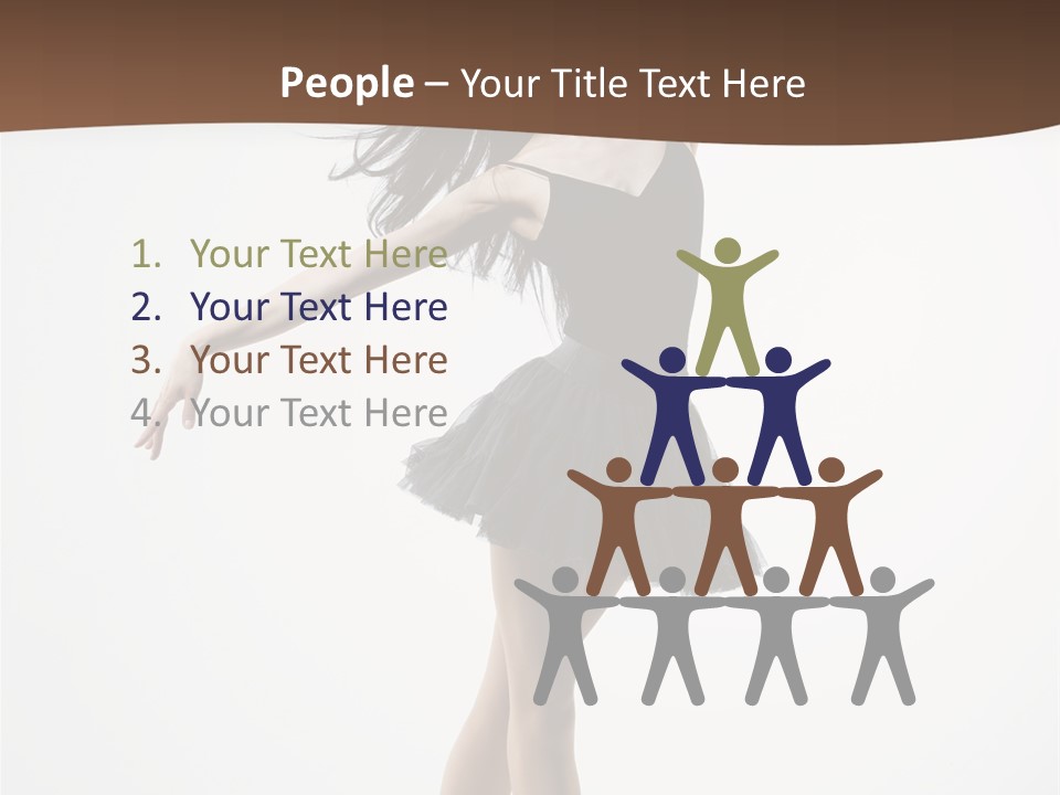 Dancer Jump Behavior PowerPoint Template