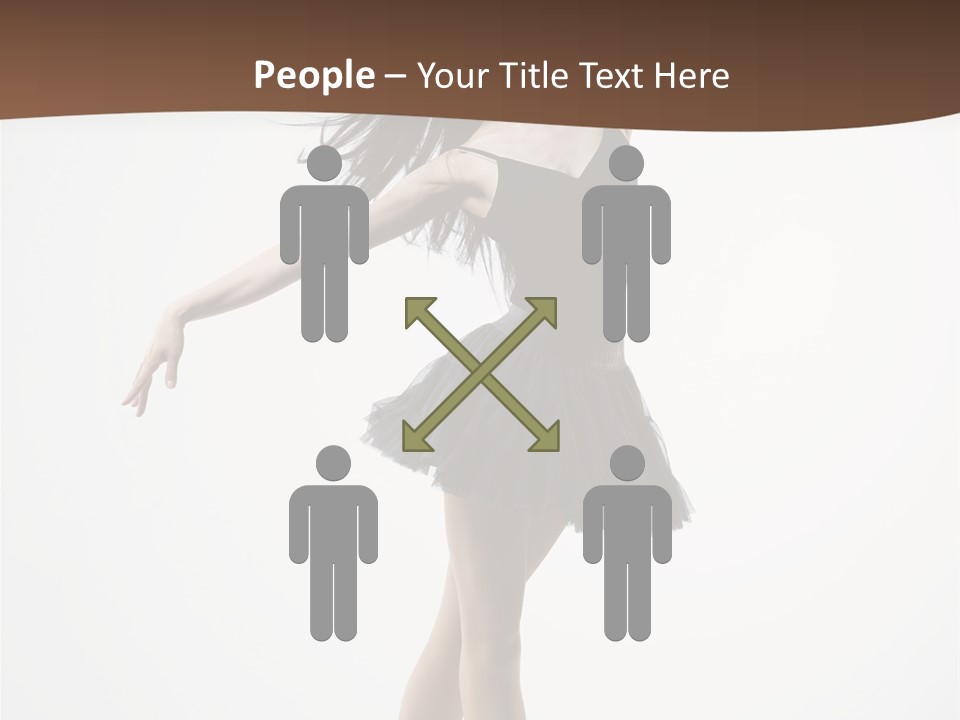 Dancer Jump Behavior PowerPoint Template