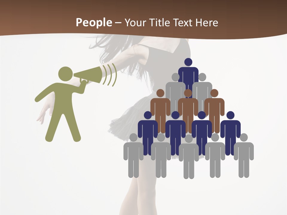 Dancer Jump Behavior PowerPoint Template