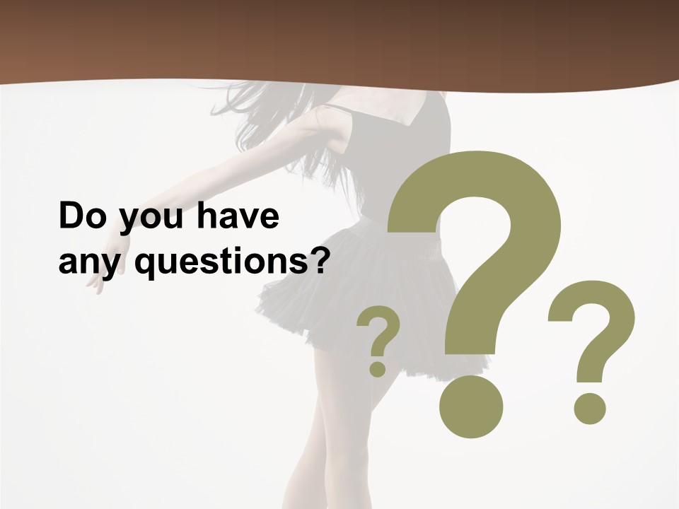 Dancer Jump Behavior PowerPoint Template