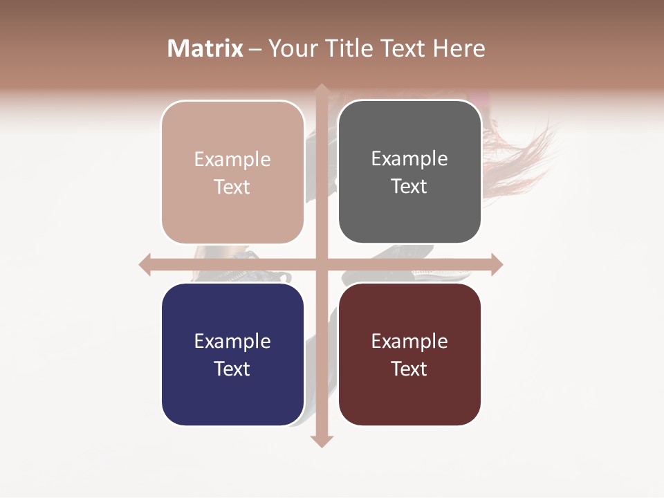 Funky Young Posing PowerPoint Template