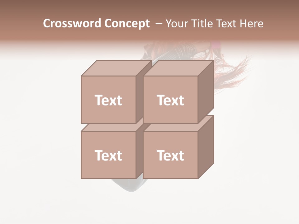 Funky Young Posing PowerPoint Template