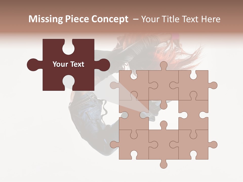 Funky Young Posing PowerPoint Template