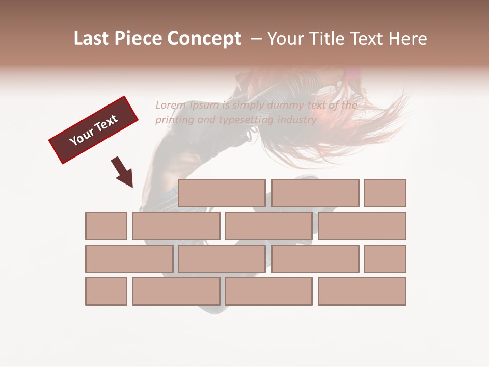 Funky Young Posing PowerPoint Template