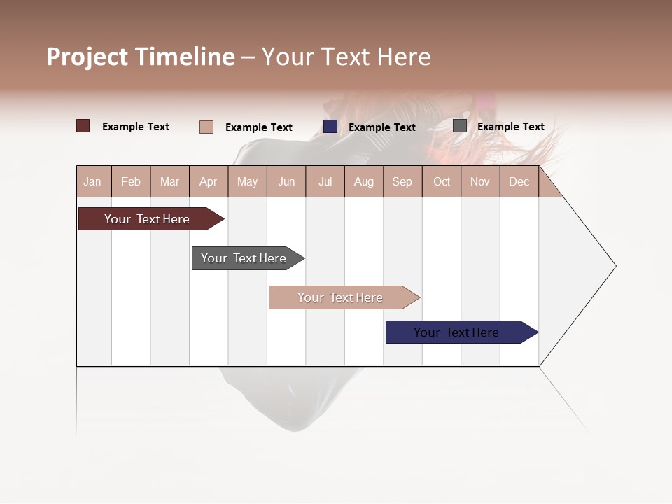 Funky Young Posing PowerPoint Template