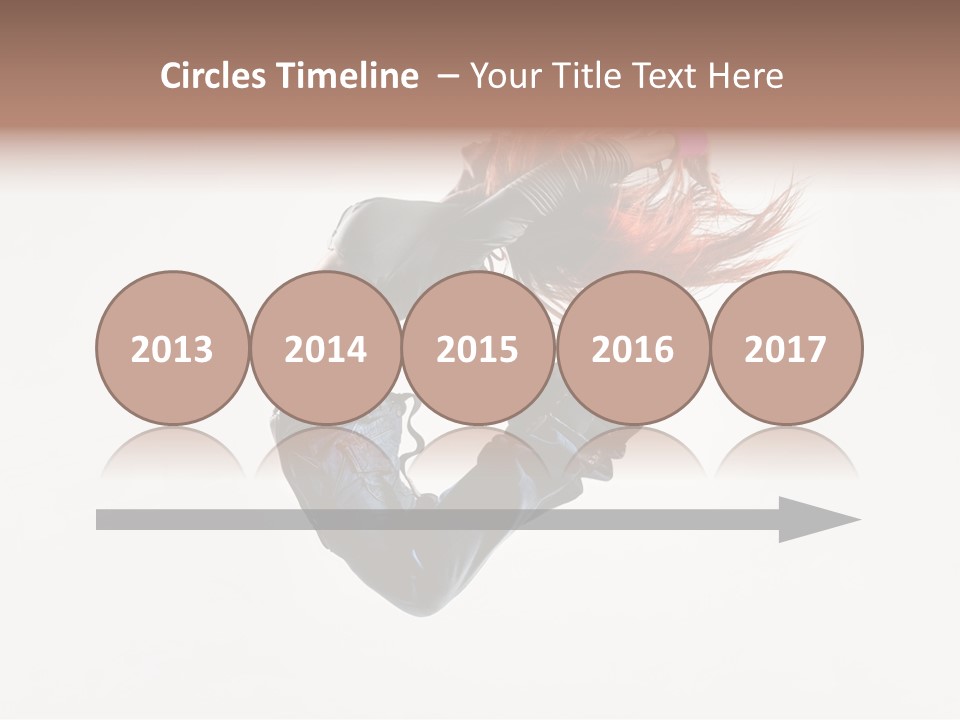 Funky Young Posing PowerPoint Template