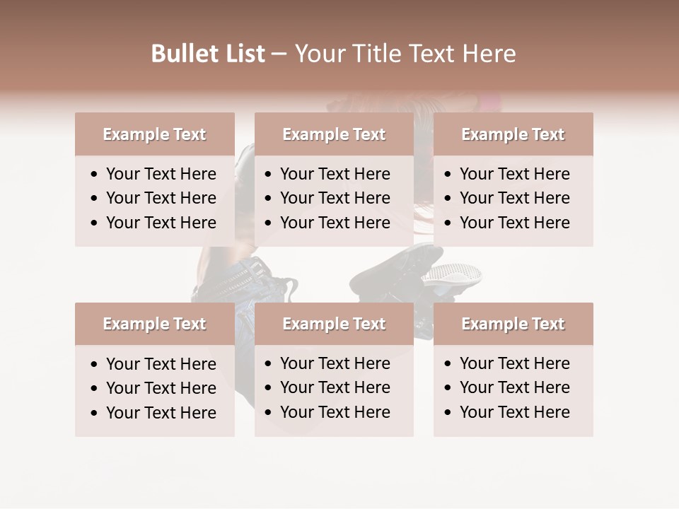 Funky Young Posing PowerPoint Template