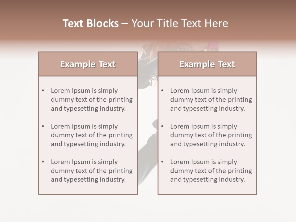 Funky Young Posing PowerPoint Template