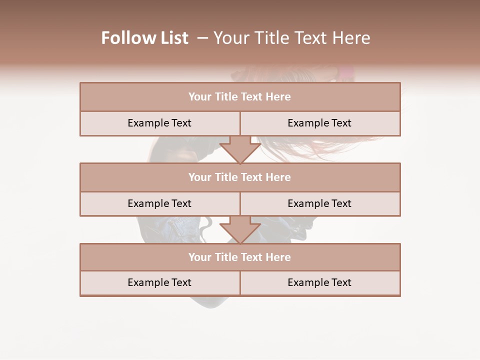 Funky Young Posing PowerPoint Template