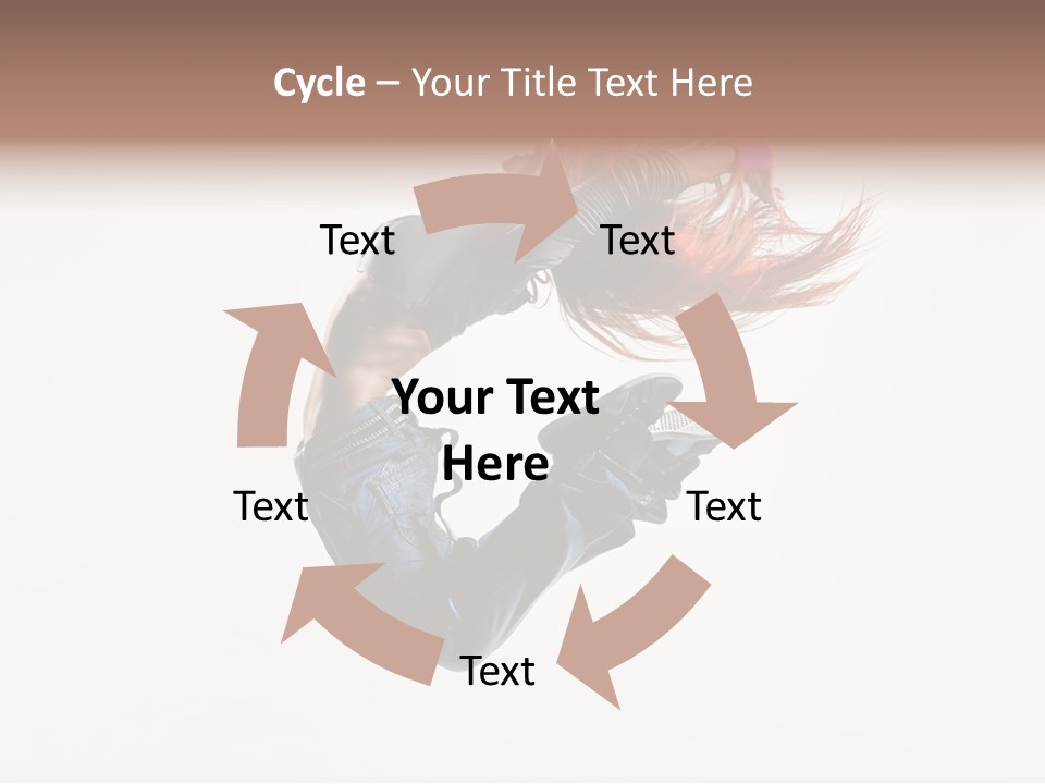 Funky Young Posing PowerPoint Template