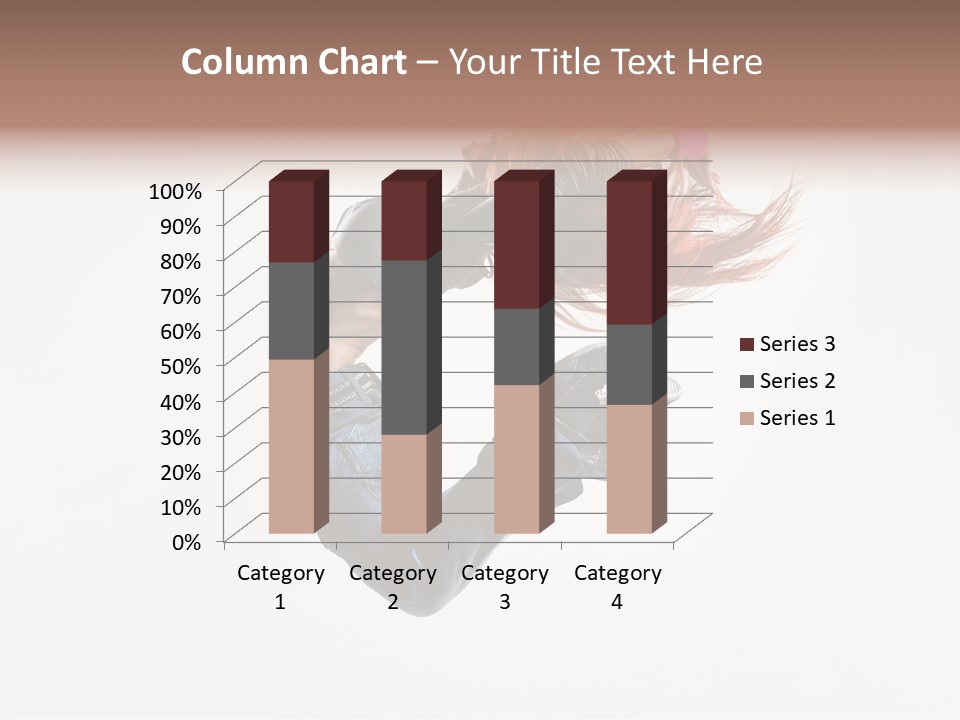 Funky Young Posing PowerPoint Template