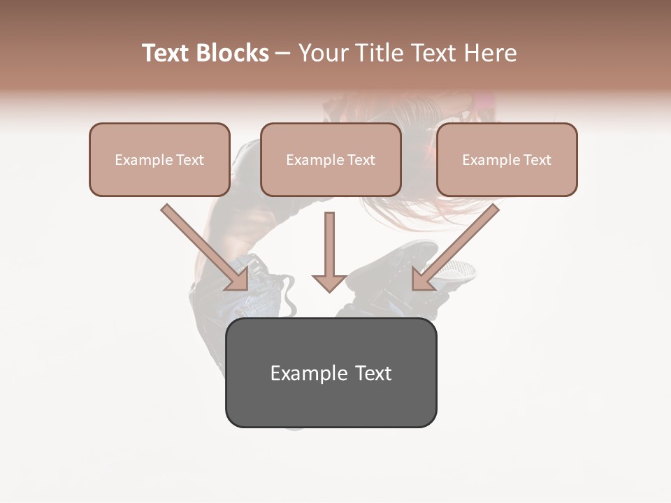 Funky Young Posing PowerPoint Template