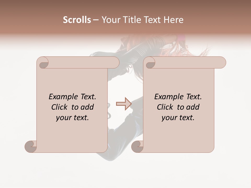 Funky Young Posing PowerPoint Template