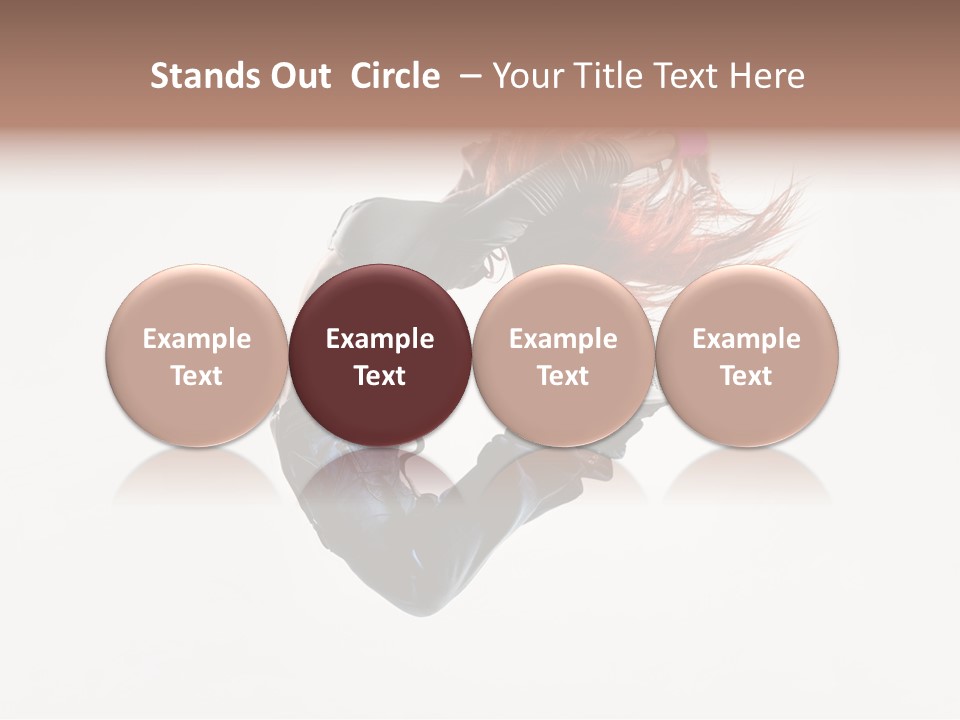 Funky Young Posing PowerPoint Template