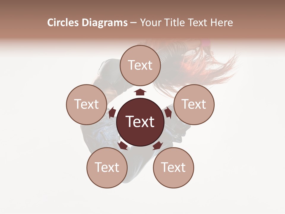 Funky Young Posing PowerPoint Template