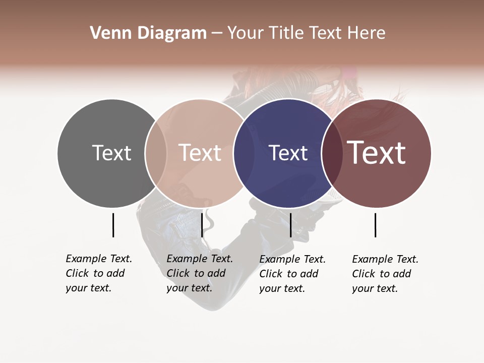 Funky Young Posing PowerPoint Template