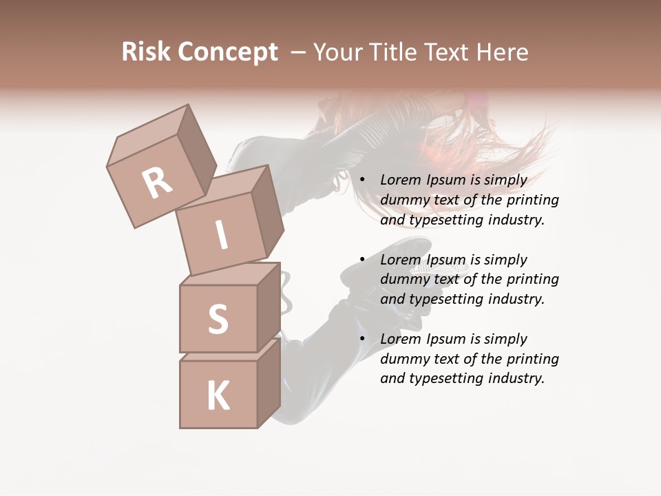 Funky Young Posing PowerPoint Template