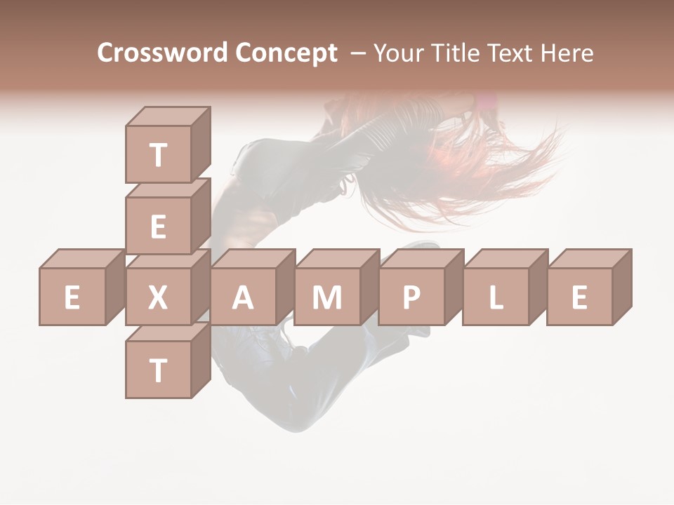 Funky Young Posing PowerPoint Template