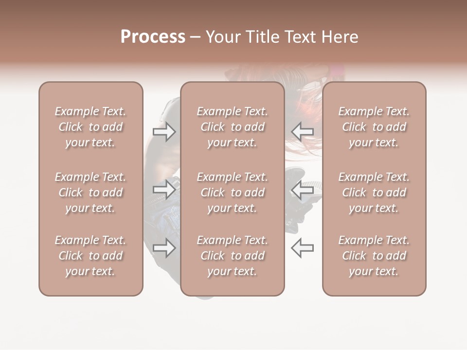 Funky Young Posing PowerPoint Template