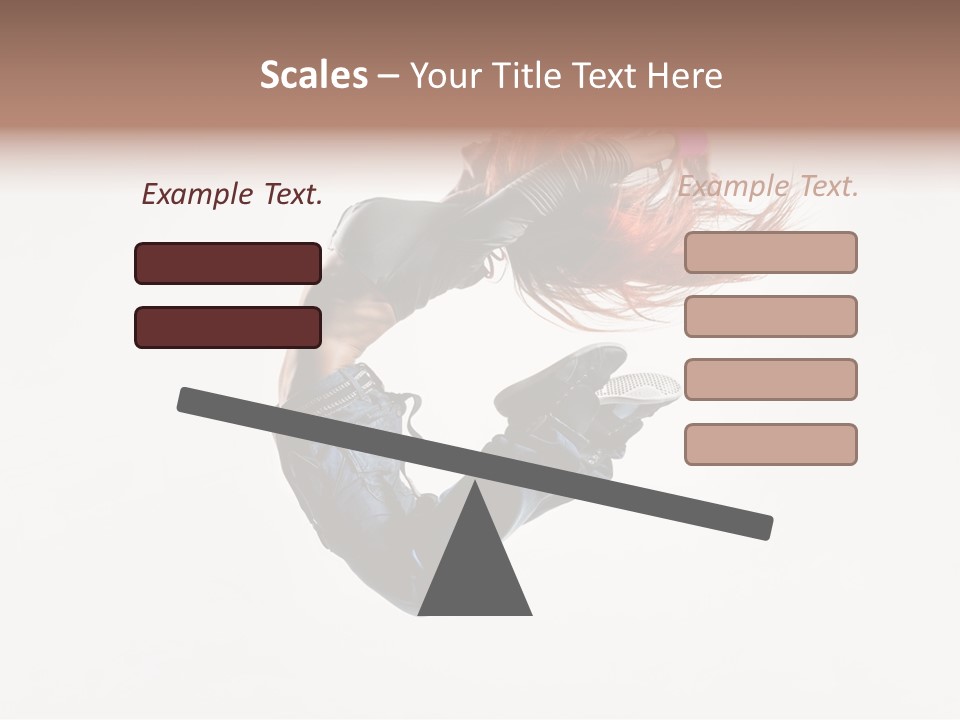 Funky Young Posing PowerPoint Template