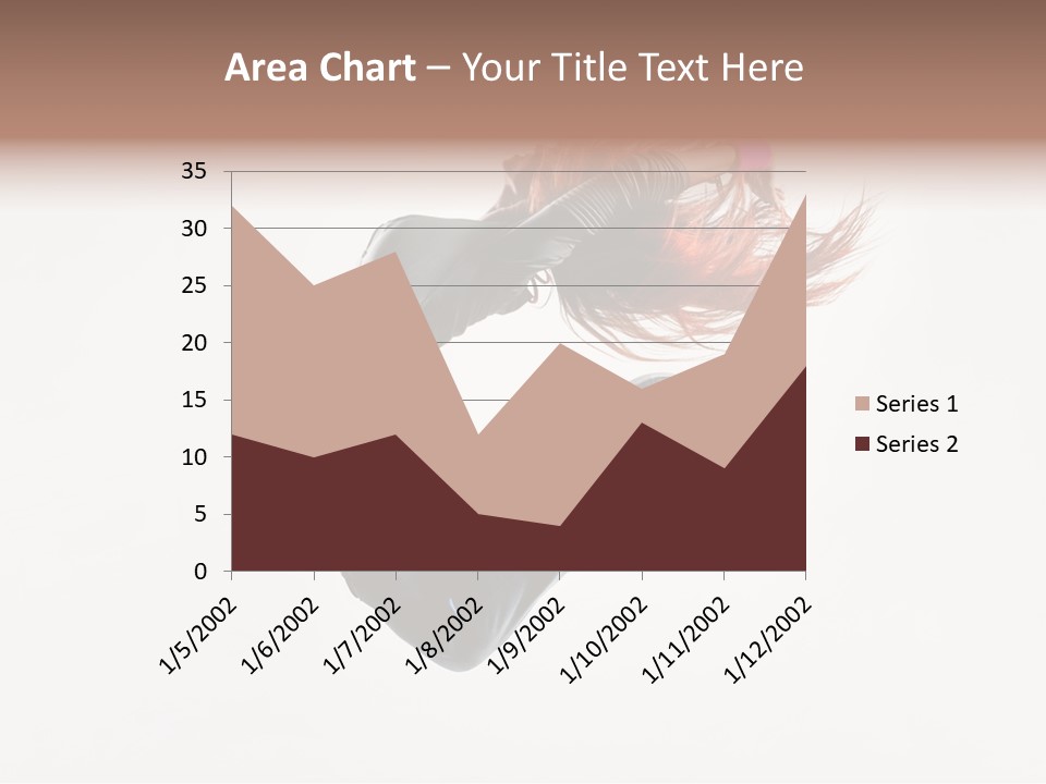 Funky Young Posing PowerPoint Template