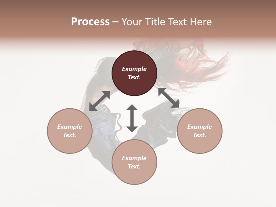 Funky Young Posing PowerPoint Template