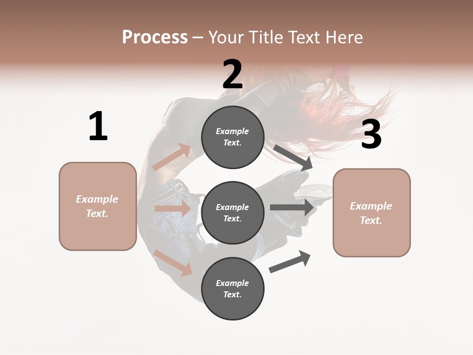 Funky Young Posing PowerPoint Template