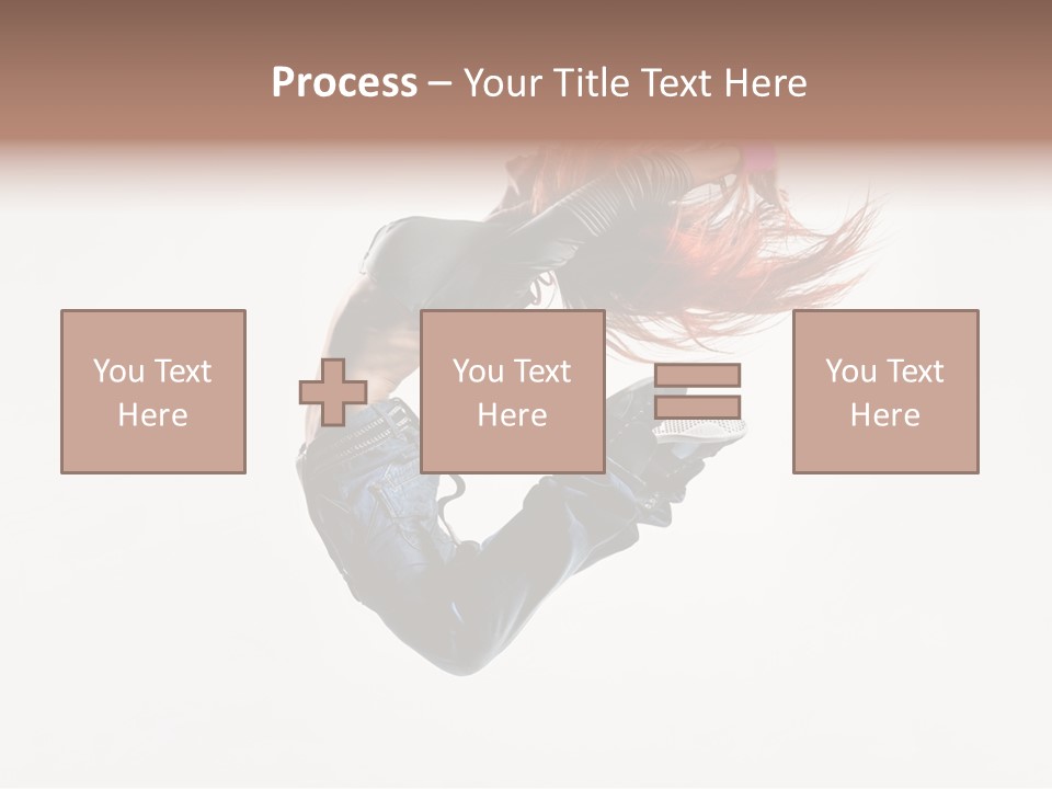 Funky Young Posing PowerPoint Template